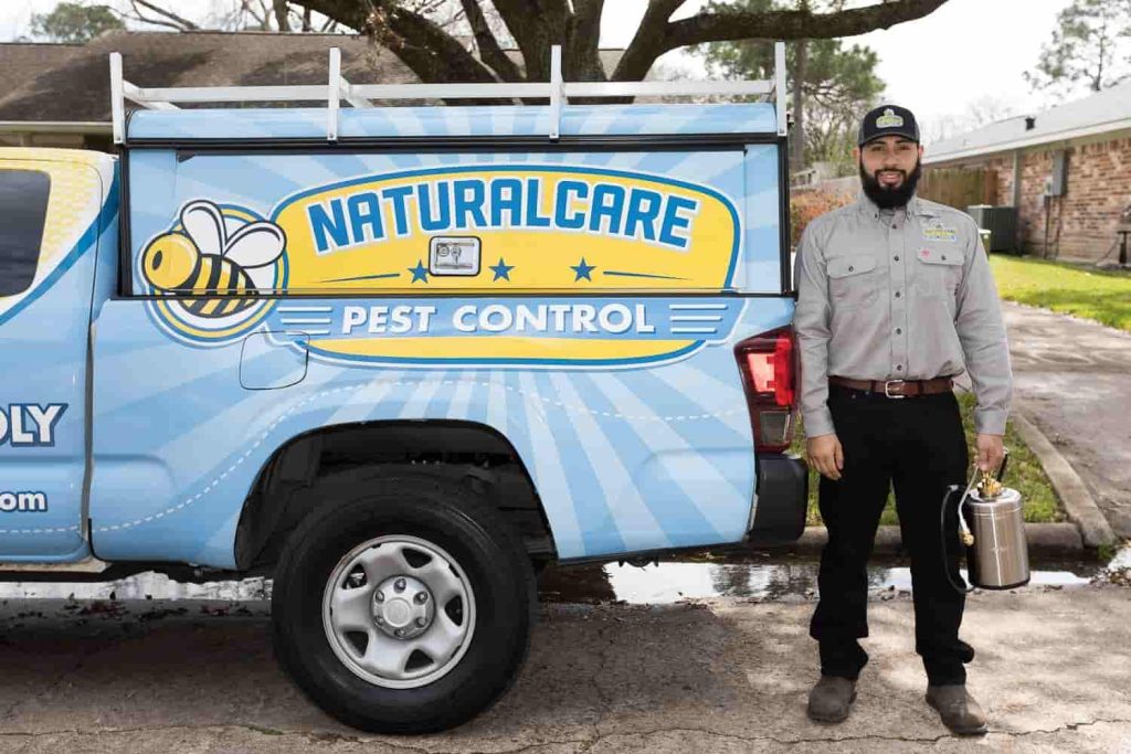 NaturalCare Pest Control van for pest risk assessment